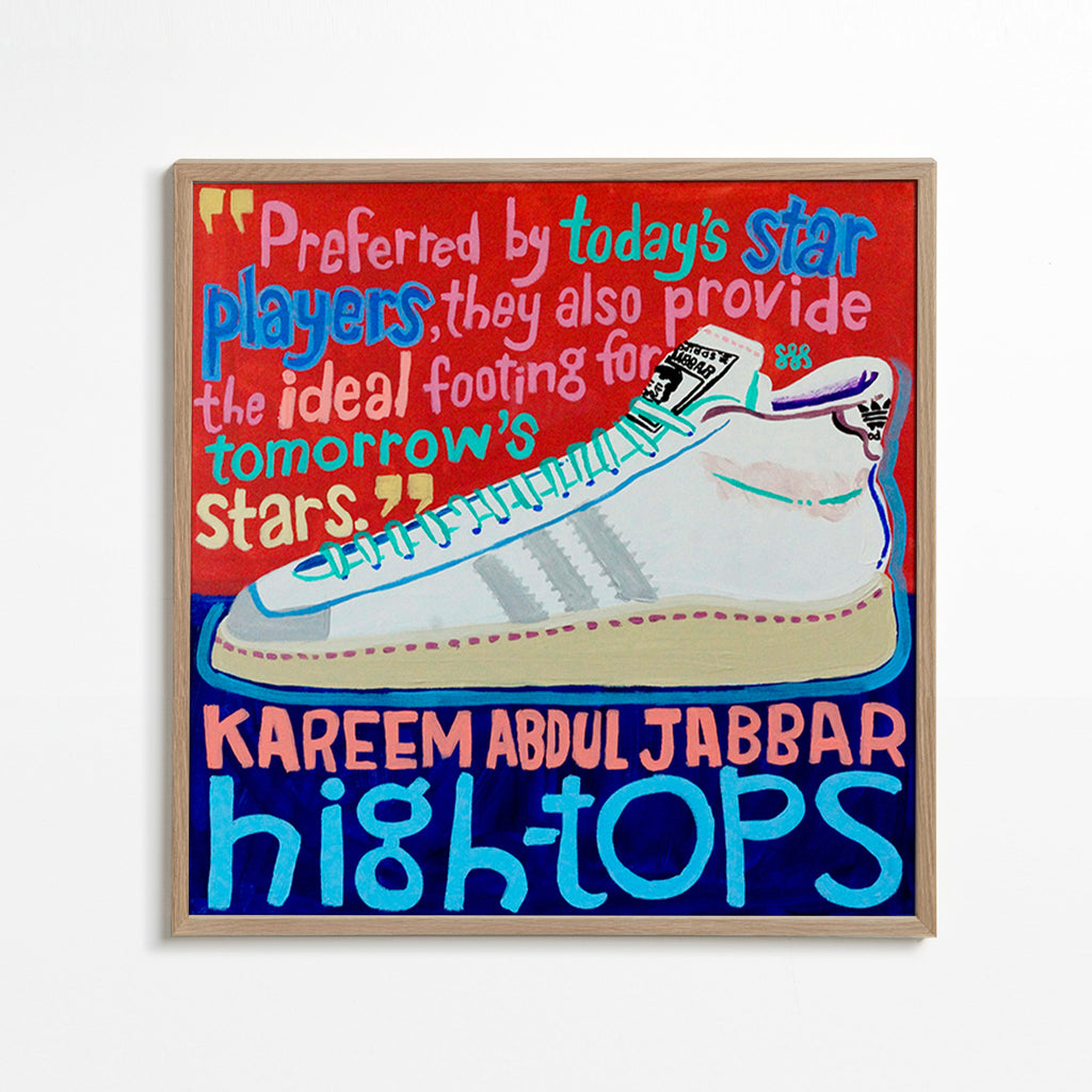 Obraz do kuchyně High Tops s vintage typografií – Oak Frame