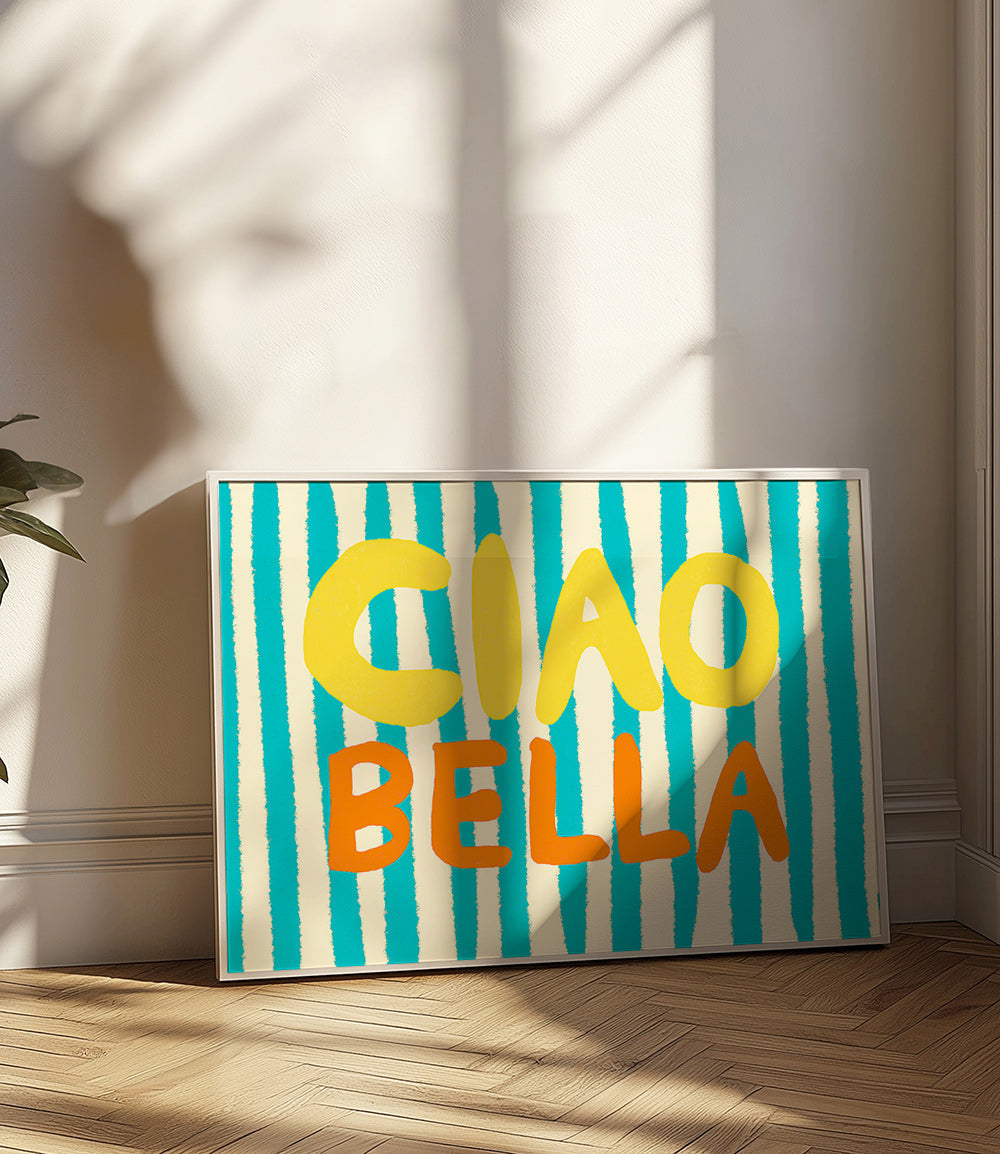 Typografická ilustrace Ciao Bella – Product3