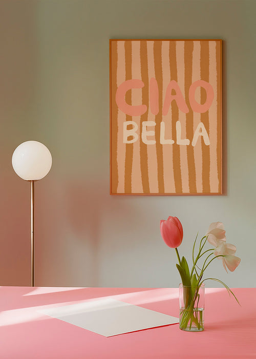 Ilustrace Ciao Bella s opraženými pruhy – Product1