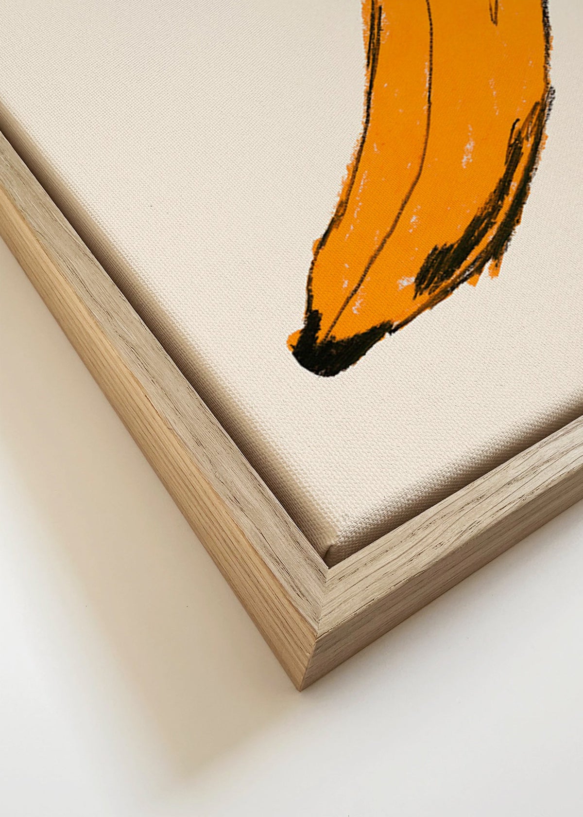 Obraz do kuchyně banán ilustrace – Canvas detail