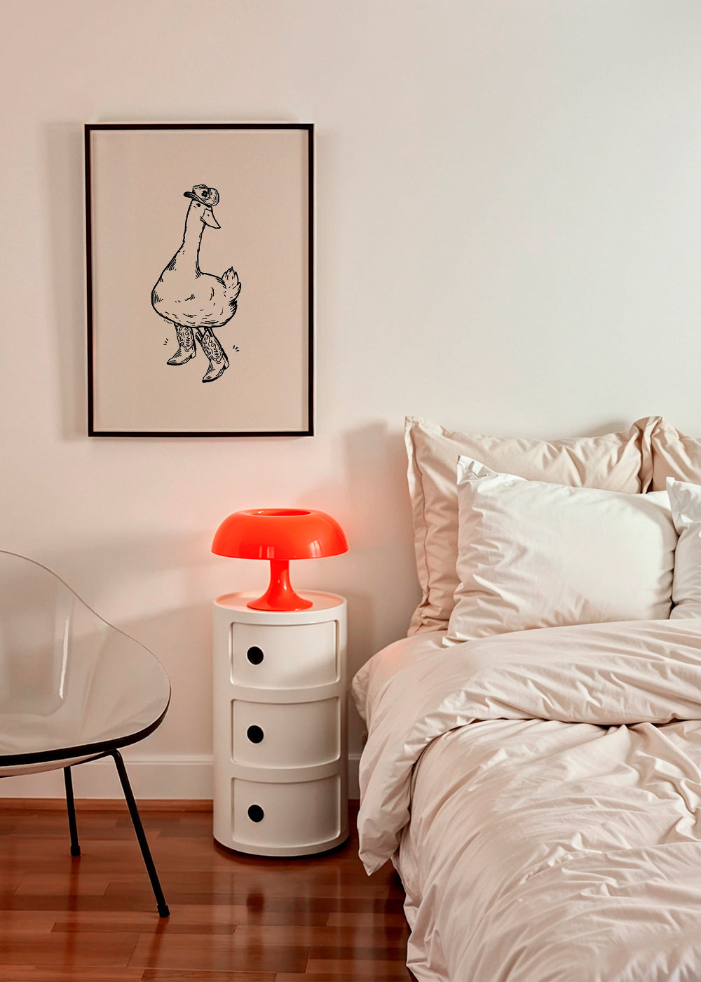 Ilustrace káčera kovboje – Product2