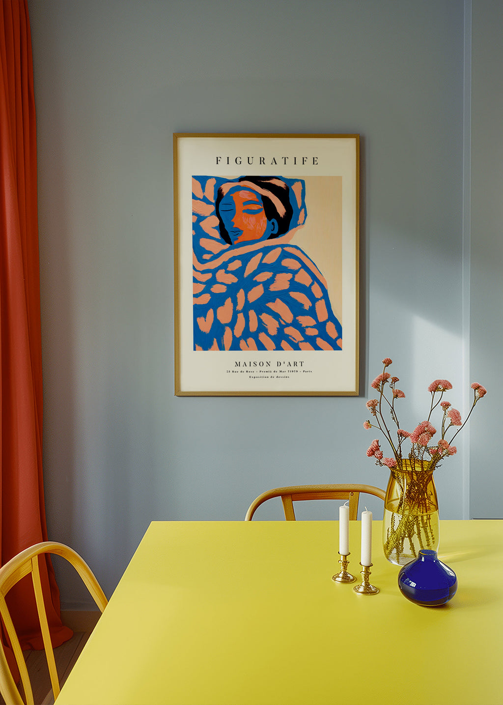 Figurativní ilustrace žena zabalená – Product2