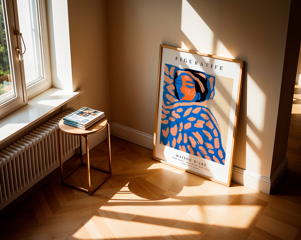 Figurativní ilustrace žena zabalená – Product3