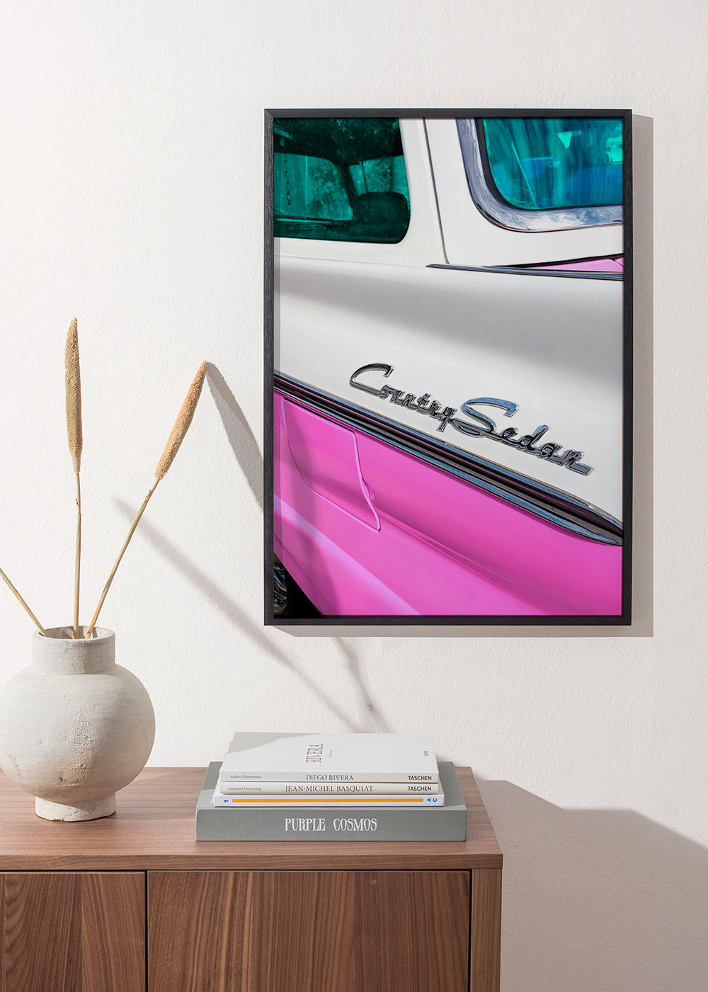 Vintage plakát Country Sedan chromový detail – Product3
