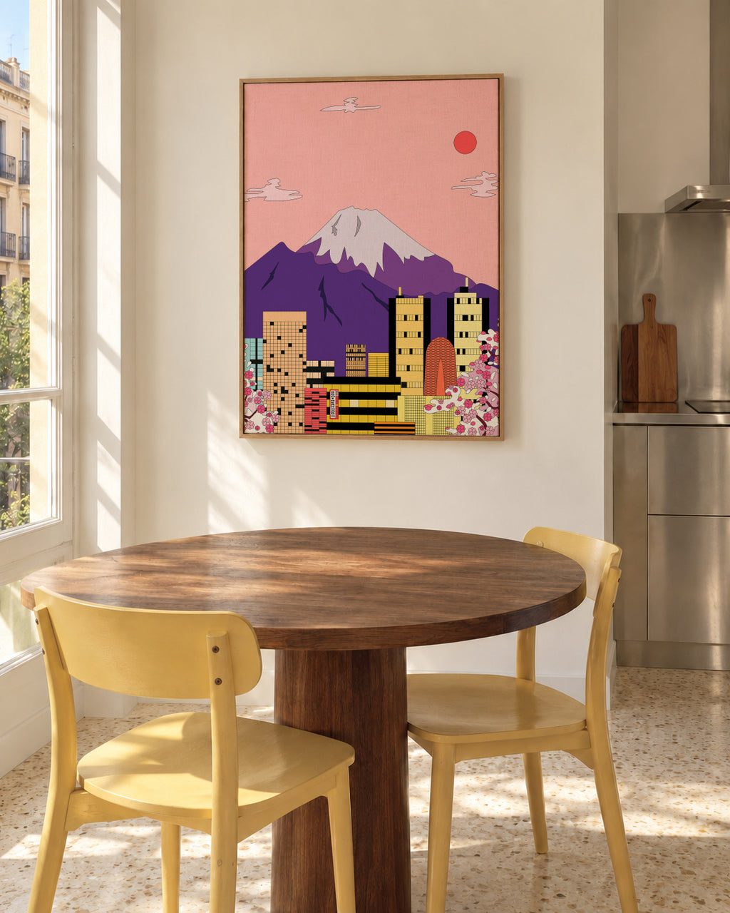 Tokyo - Framed canvas in an interior