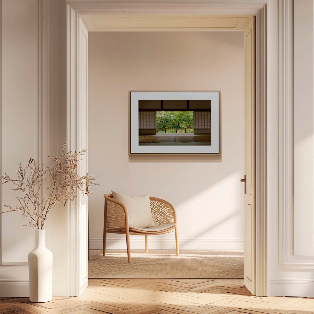 Relaxující design s výhledem na japonskou zahradu uvnitř – Canvas2