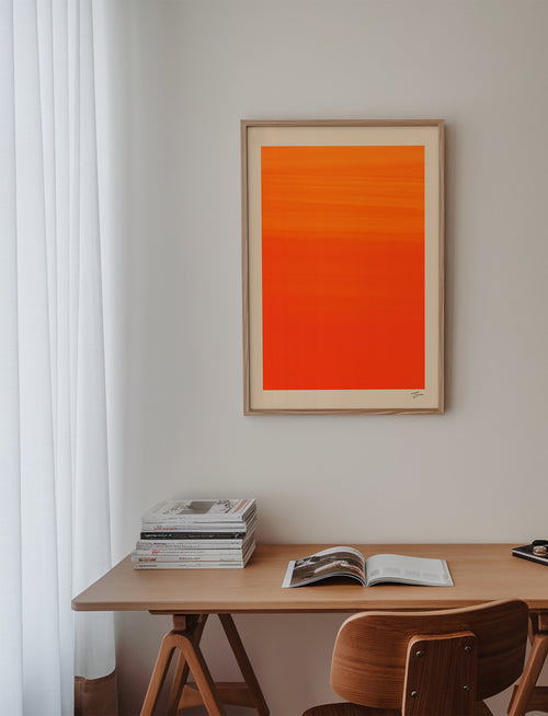 Abstraktní oranžový horizont – Product1