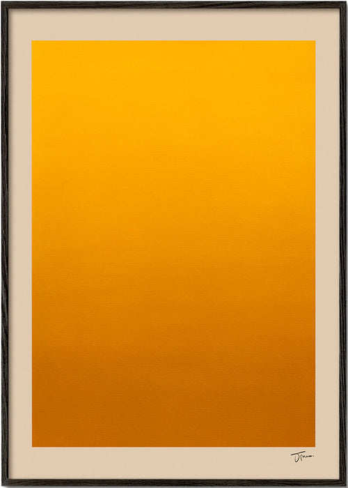 Minimalistické zlaté přechodové dílo – Black Frame