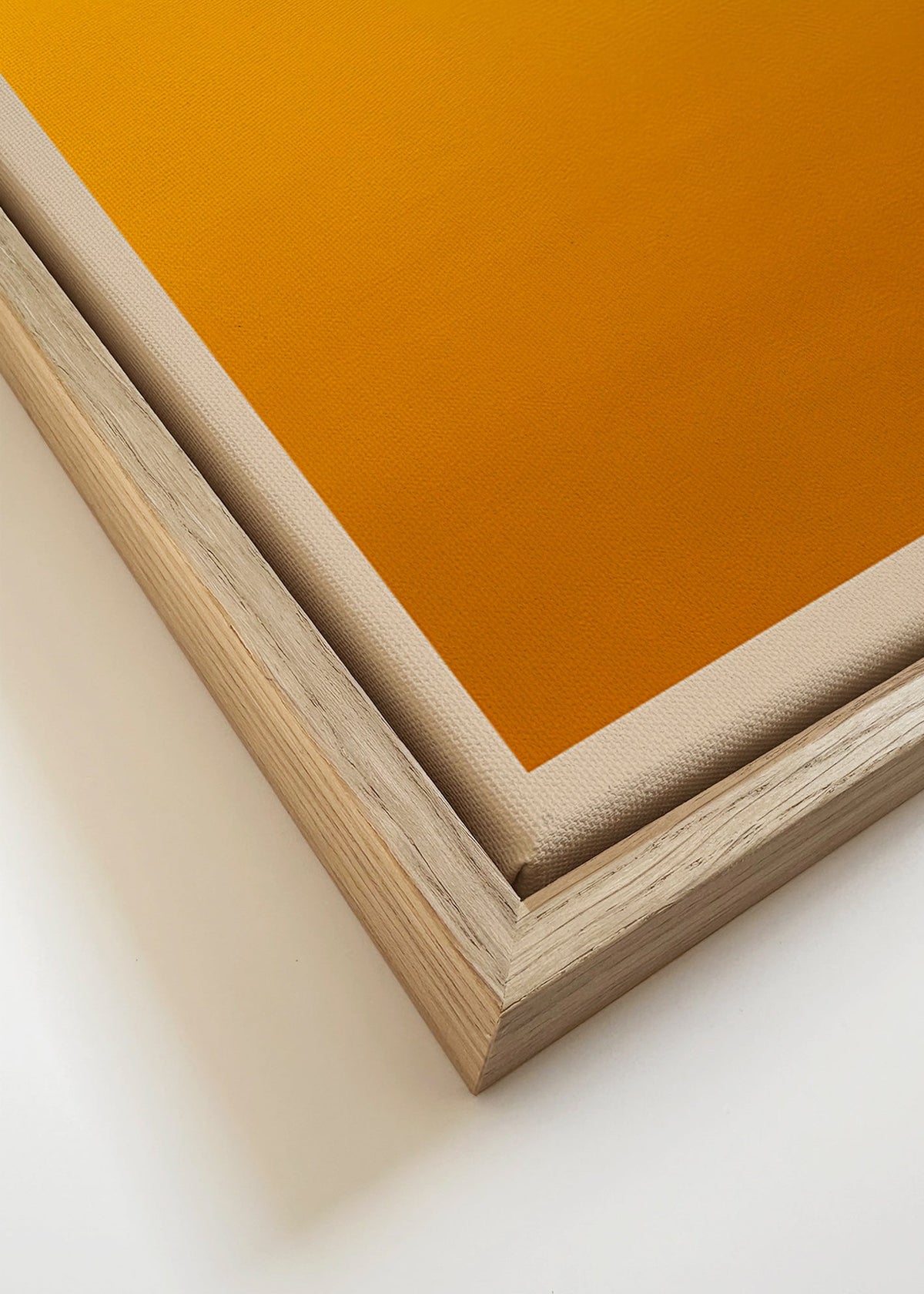 Minimalistické zlaté přechodové dílo – Canvas detail