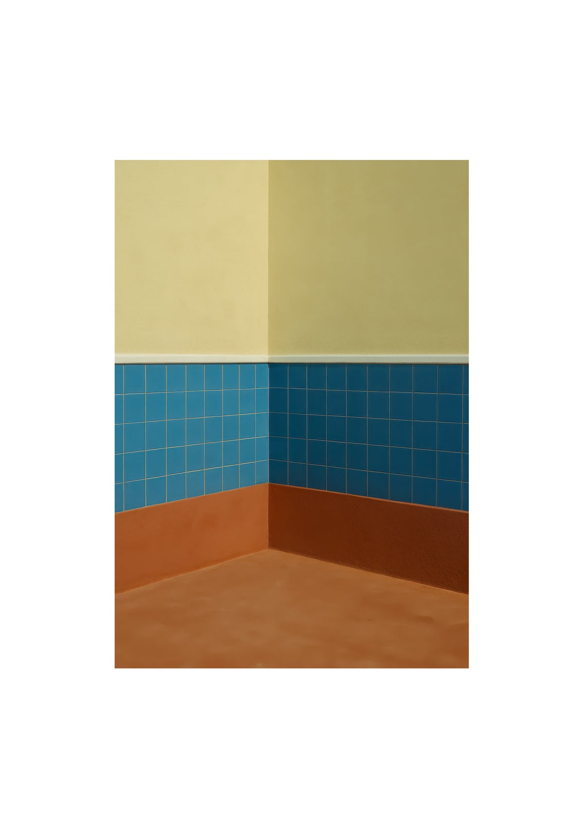 Blue Corner - Unframed art print