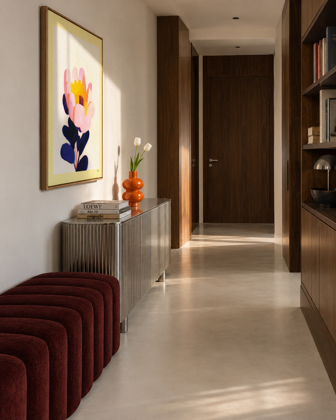 Morning Blossom - Framed canvas in an interior