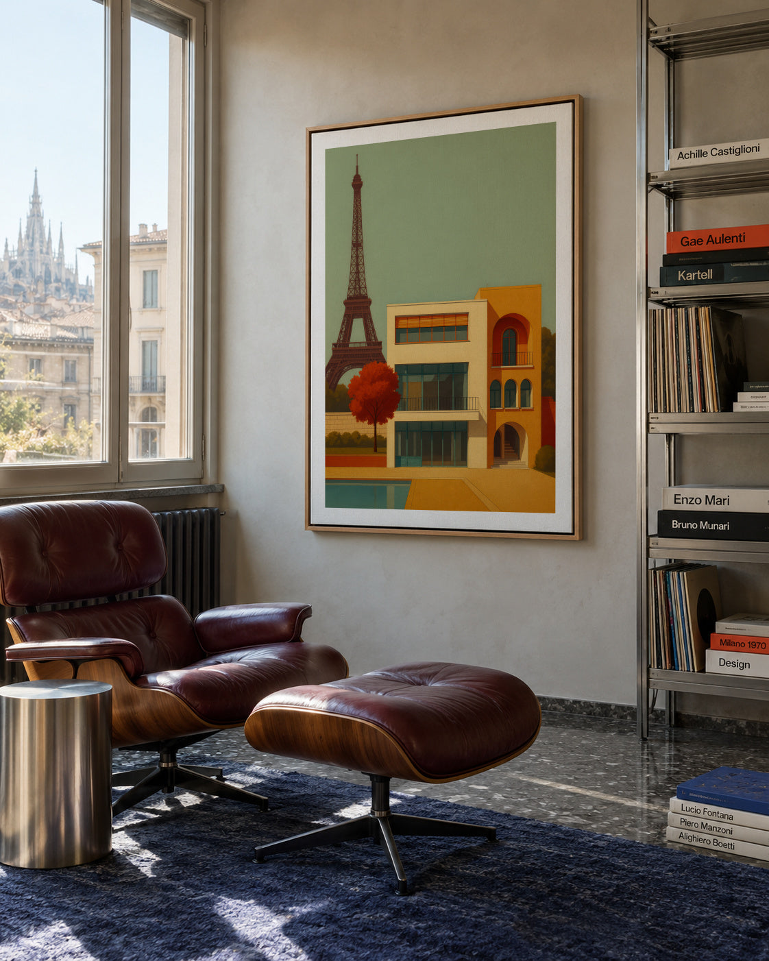 Paris Modern - Framed canvas in an interior