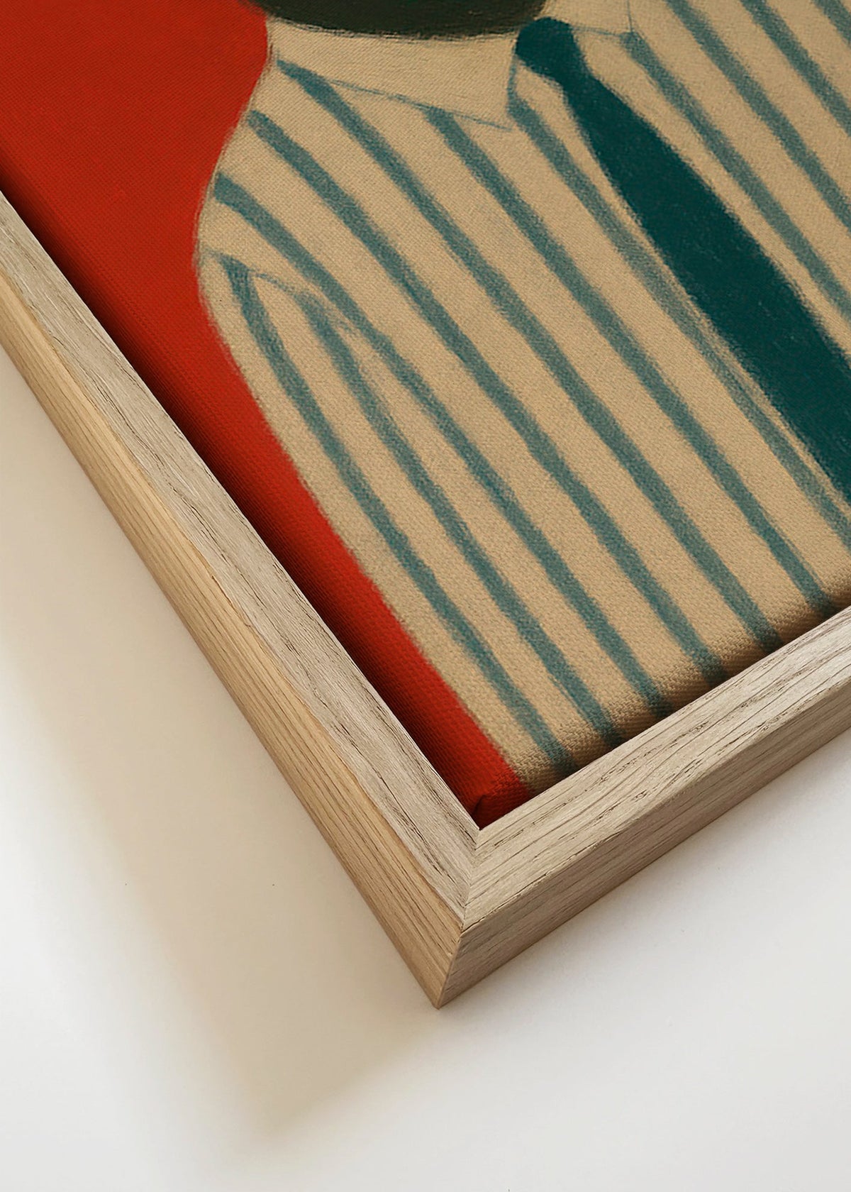 Obraz: Opice s proužkovanou kravatou – Canvas detail