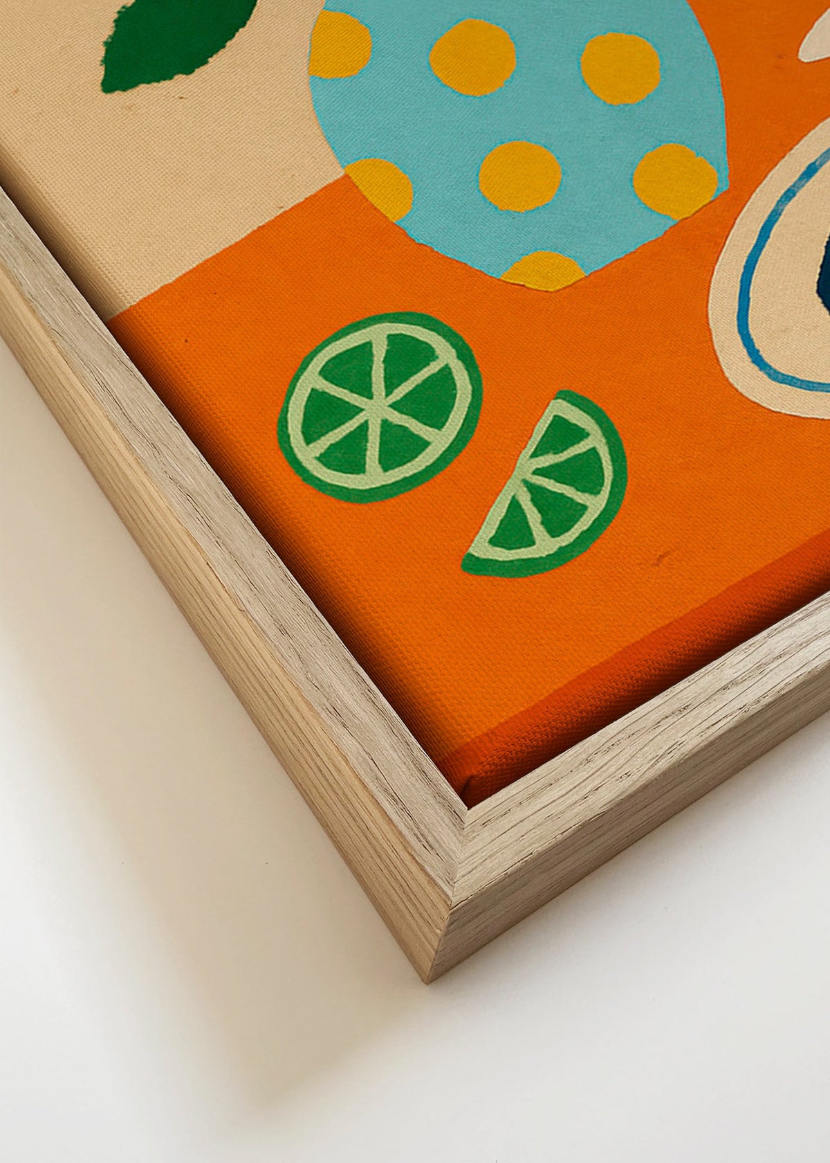 Obraz do kuchyně s květinovým zátiším – Canvas detail