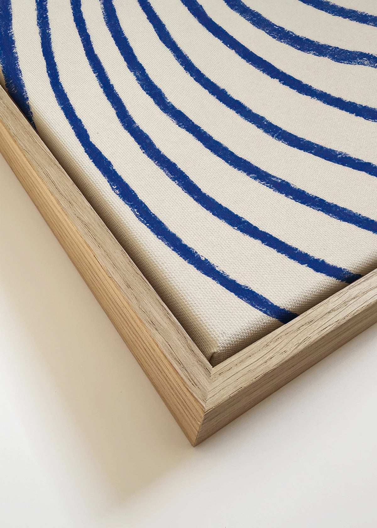 Optical Waves - Framed canvas detail
