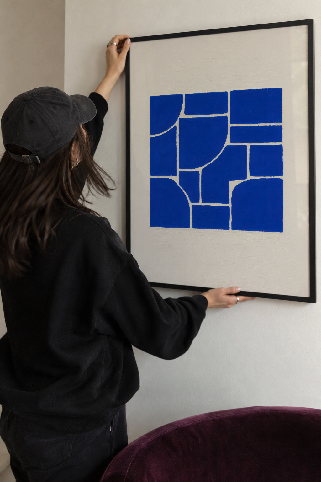 Cobat Fractures II - Framed poster detail