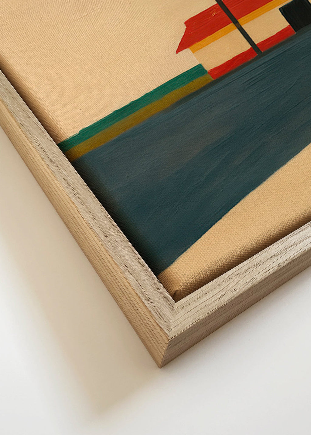 Obraz do kuchyně minimalistický s restaurací a zlatým obloukem – Canvas detail