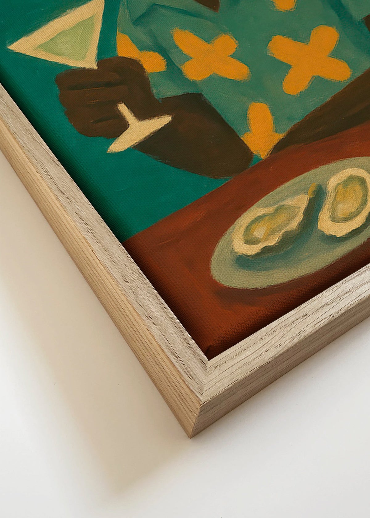 Obraz do kuchyně s opicí a koktejlem – Canvas detail