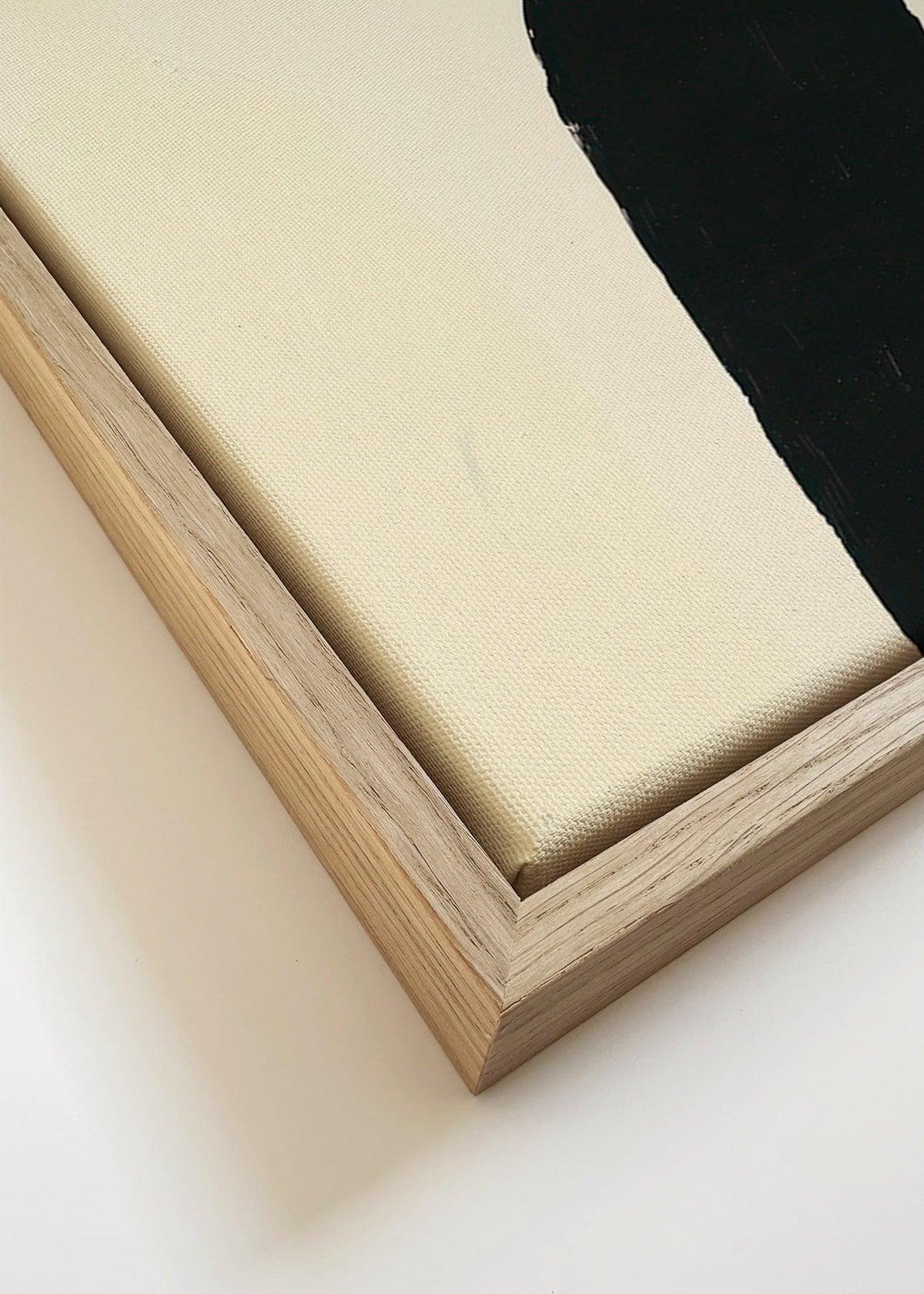 Abstraktní obraz s prodlouženými siluetami – Canvas detail