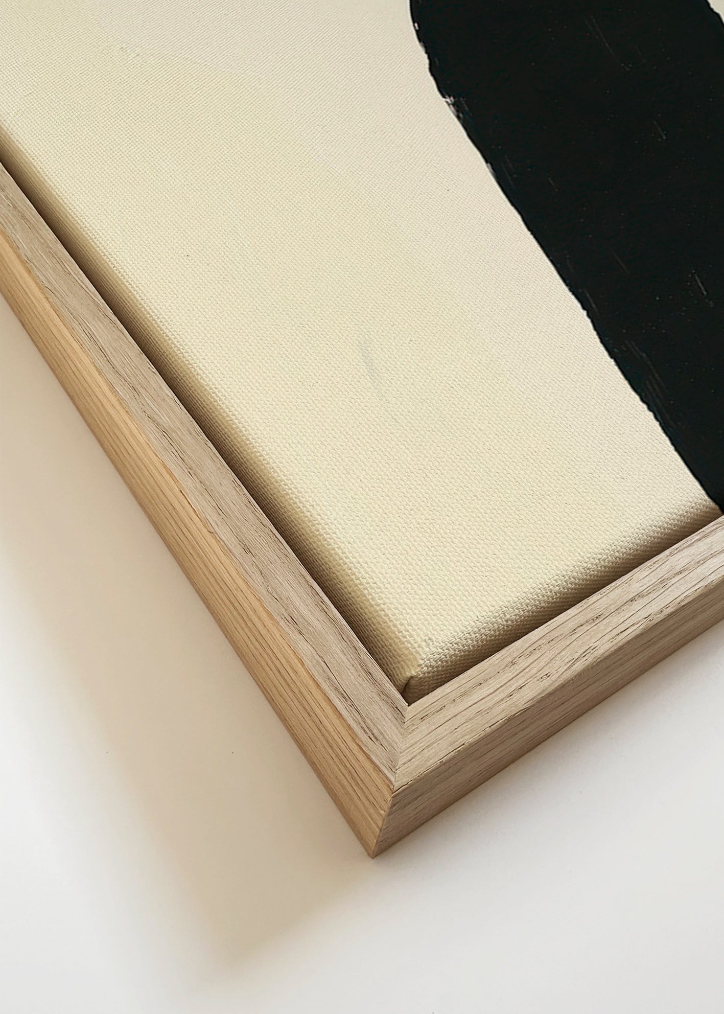 Abstraktní obraz s prodlouženými siluetami – Canvas detail