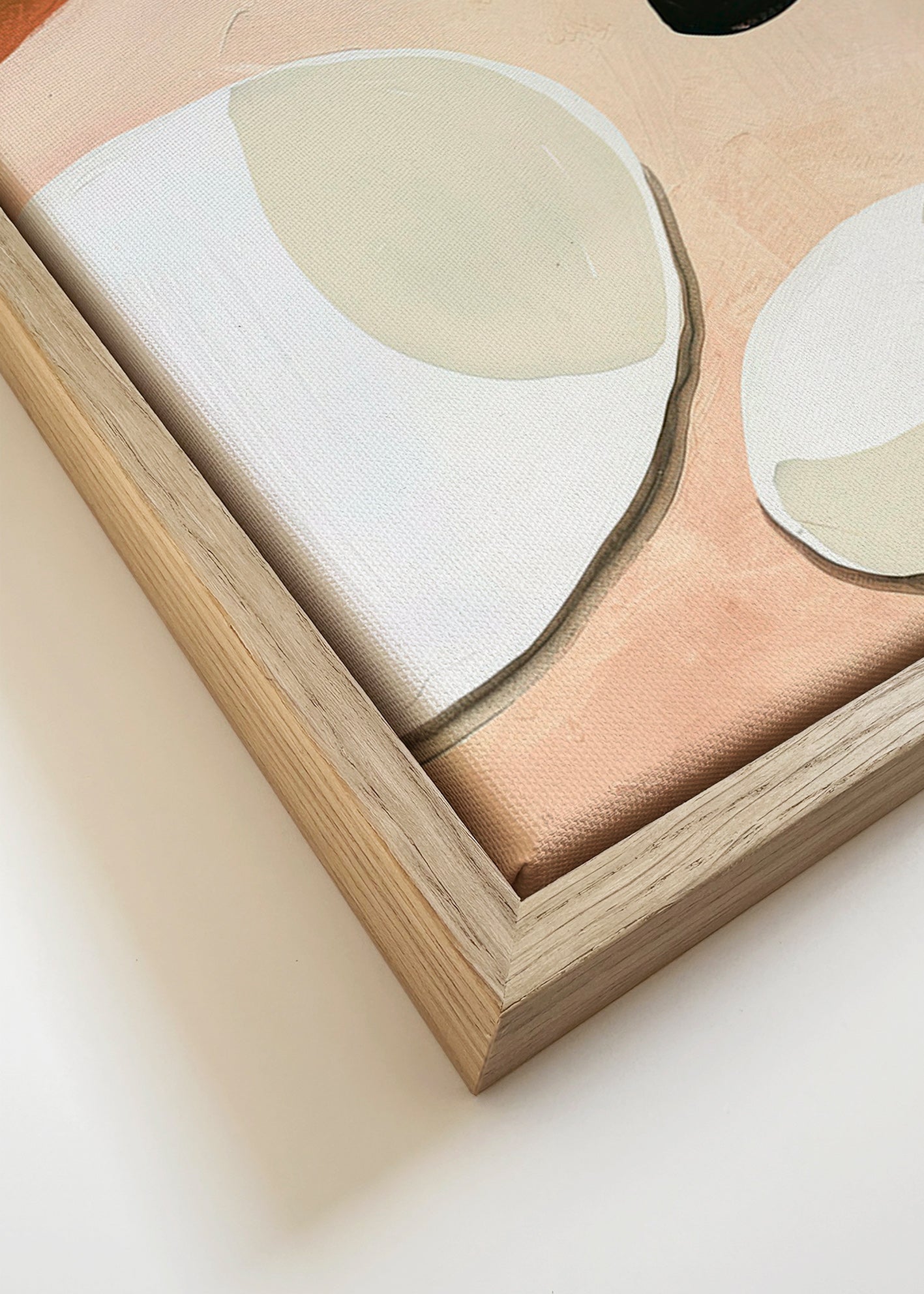 Obraz do kuchyně minimalistické talíře a sklenice – Canvas detail
