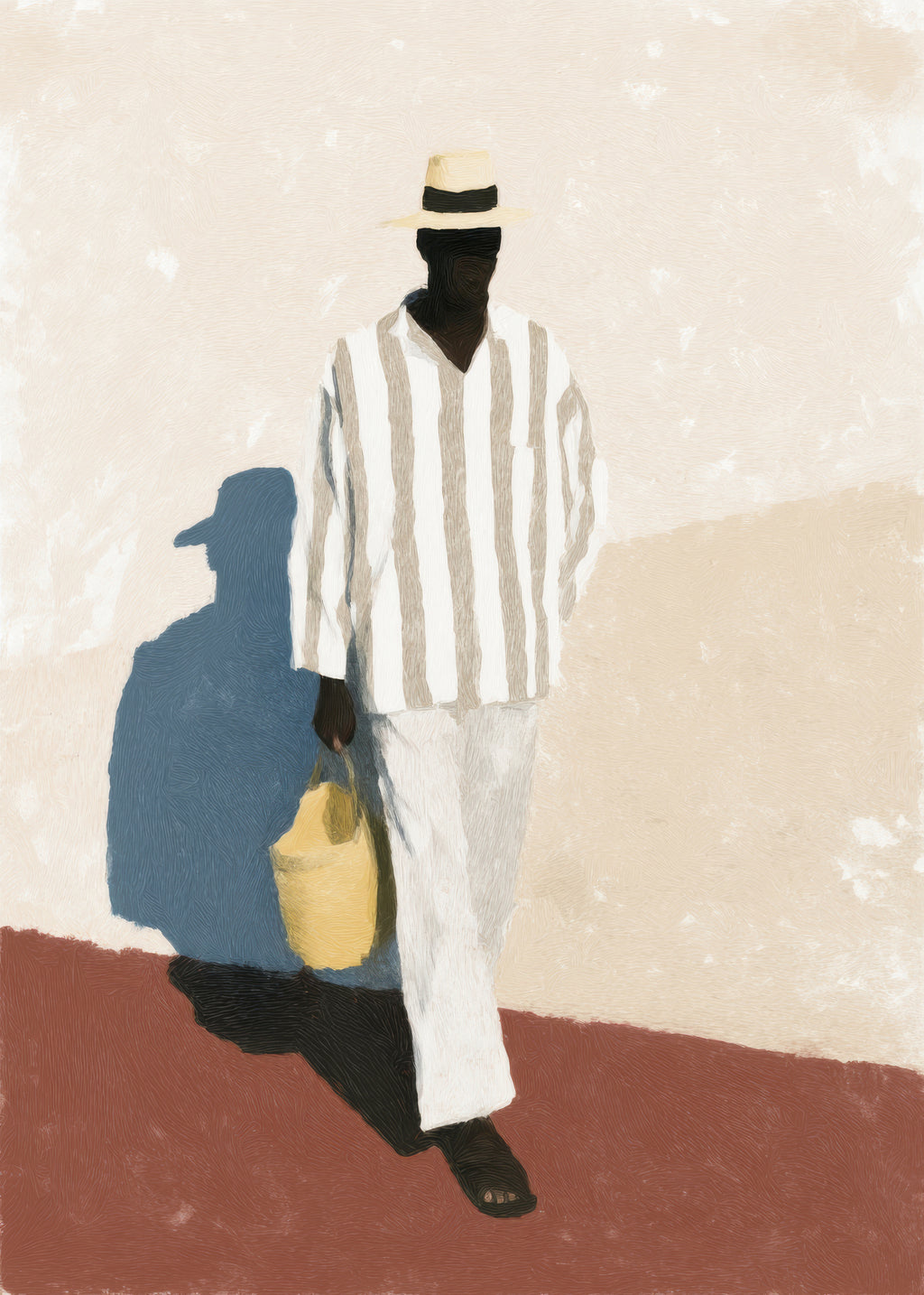 White Suit Walk I - Unframed art print