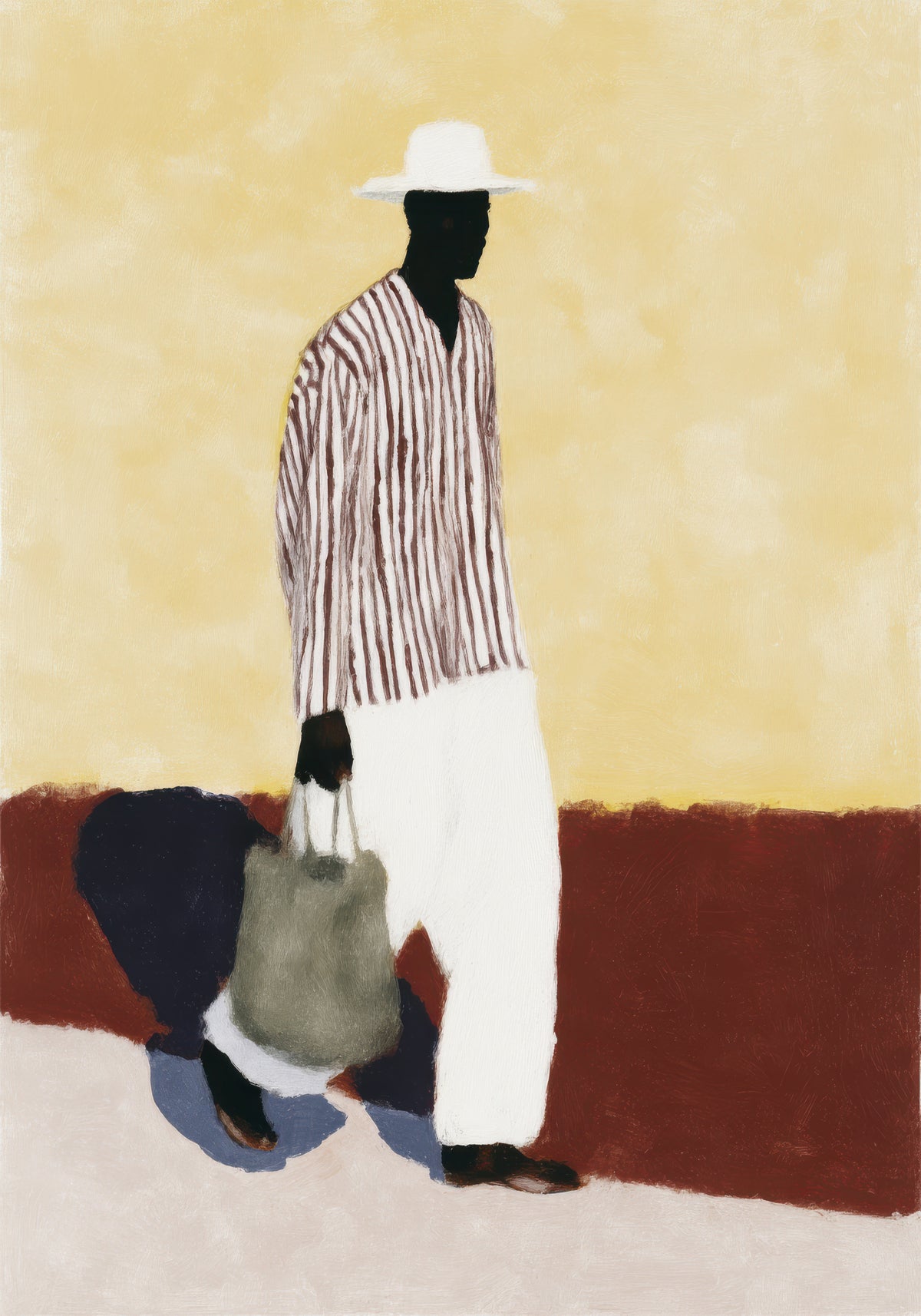White Suit Walk II - Unframed art print