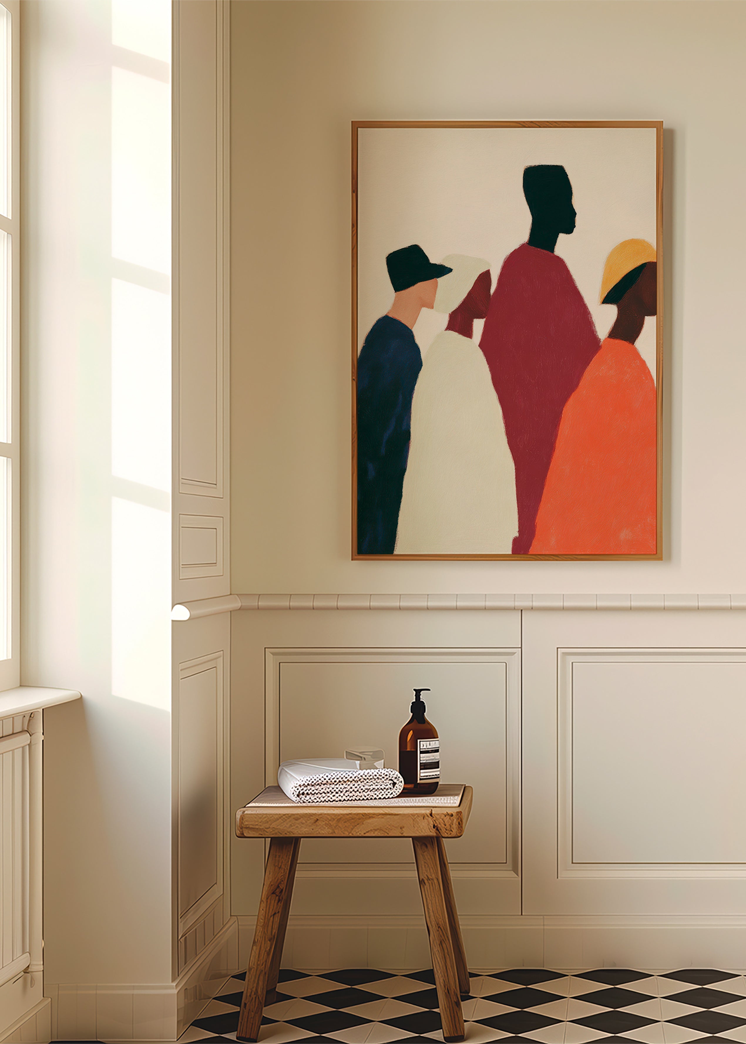 Ilustrace: siluety v řadě – Product1