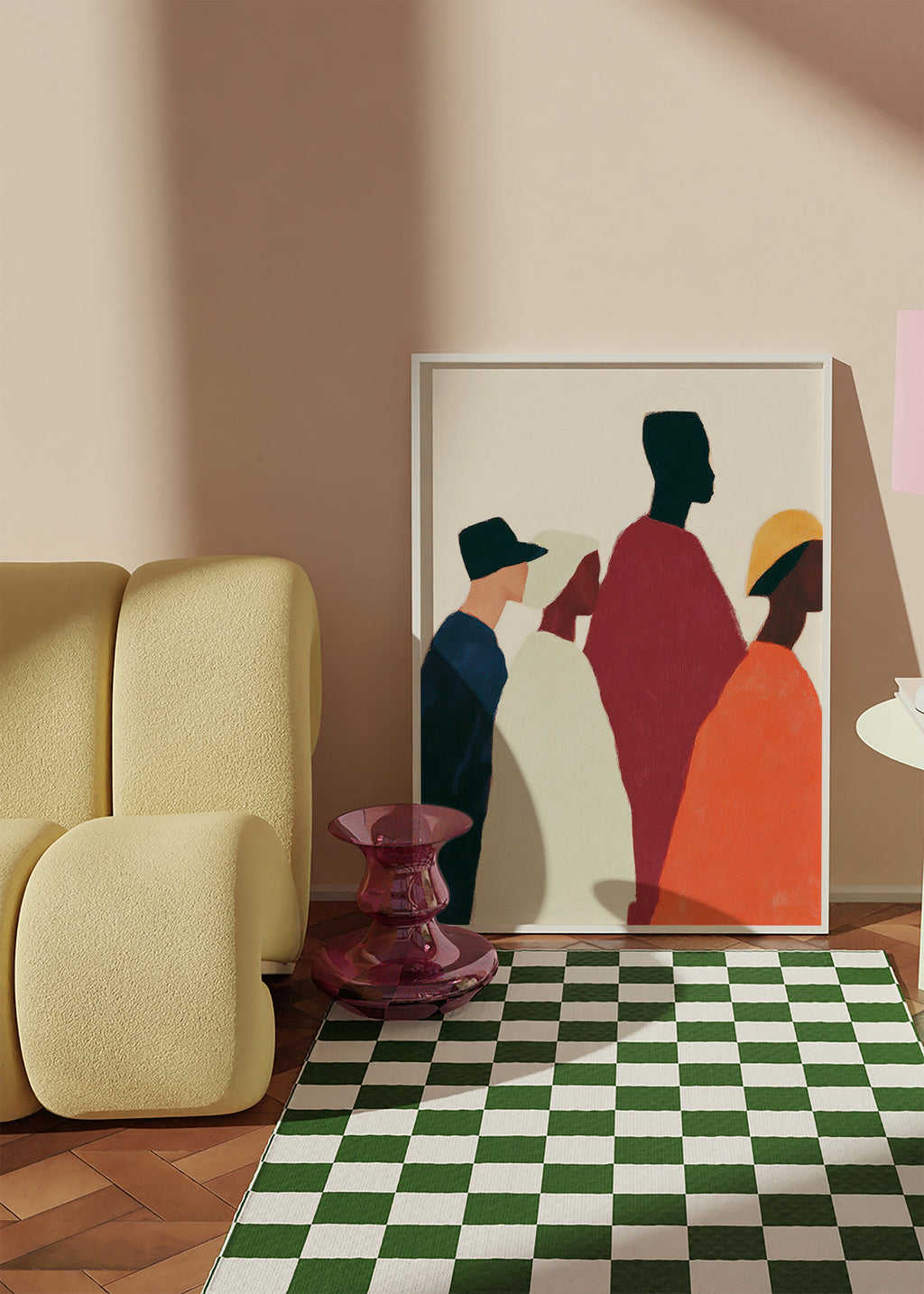 Ilustrace: siluety v řadě – Product3