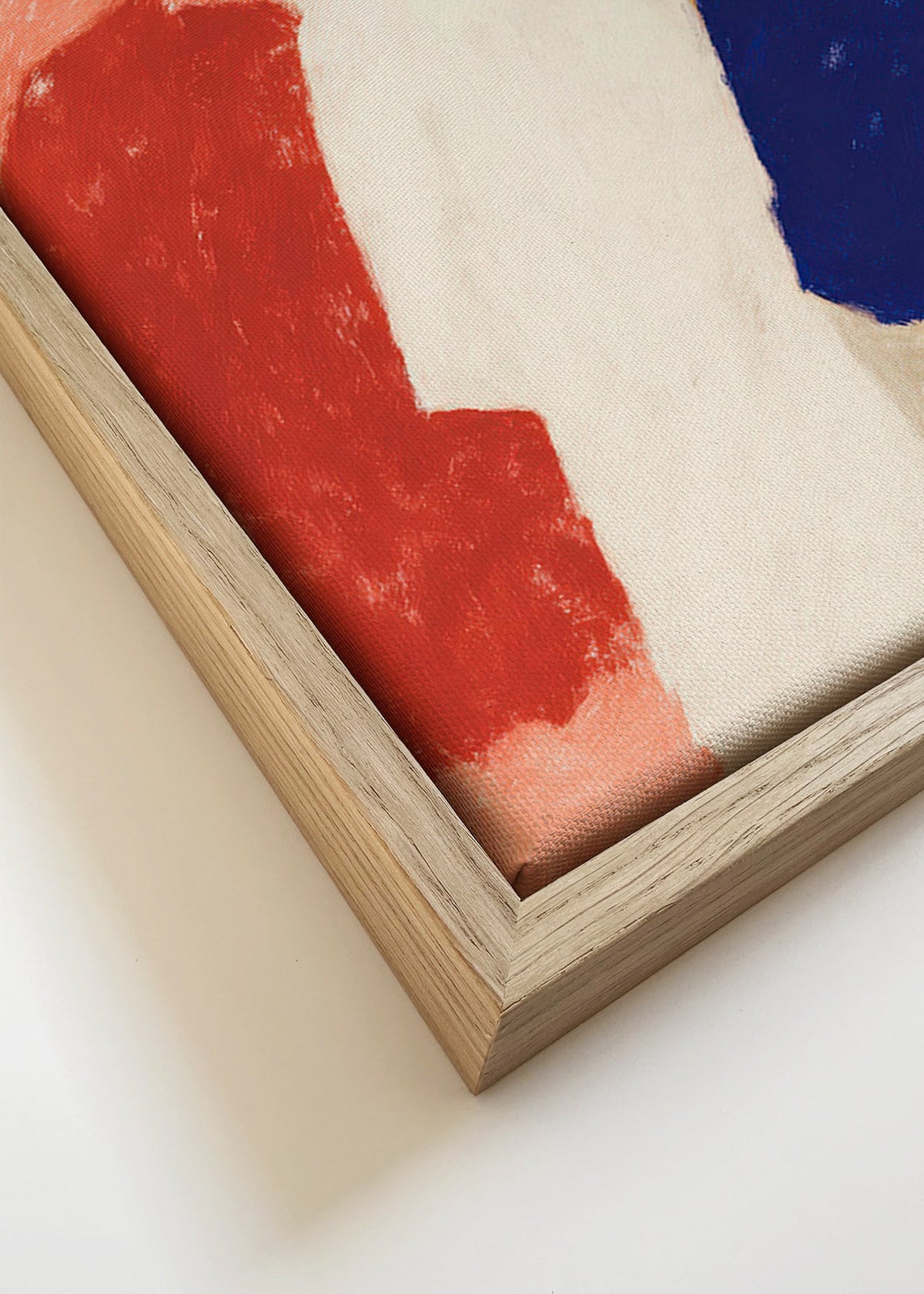 Abstraktní obraz se skupinou postav – Canvas detail