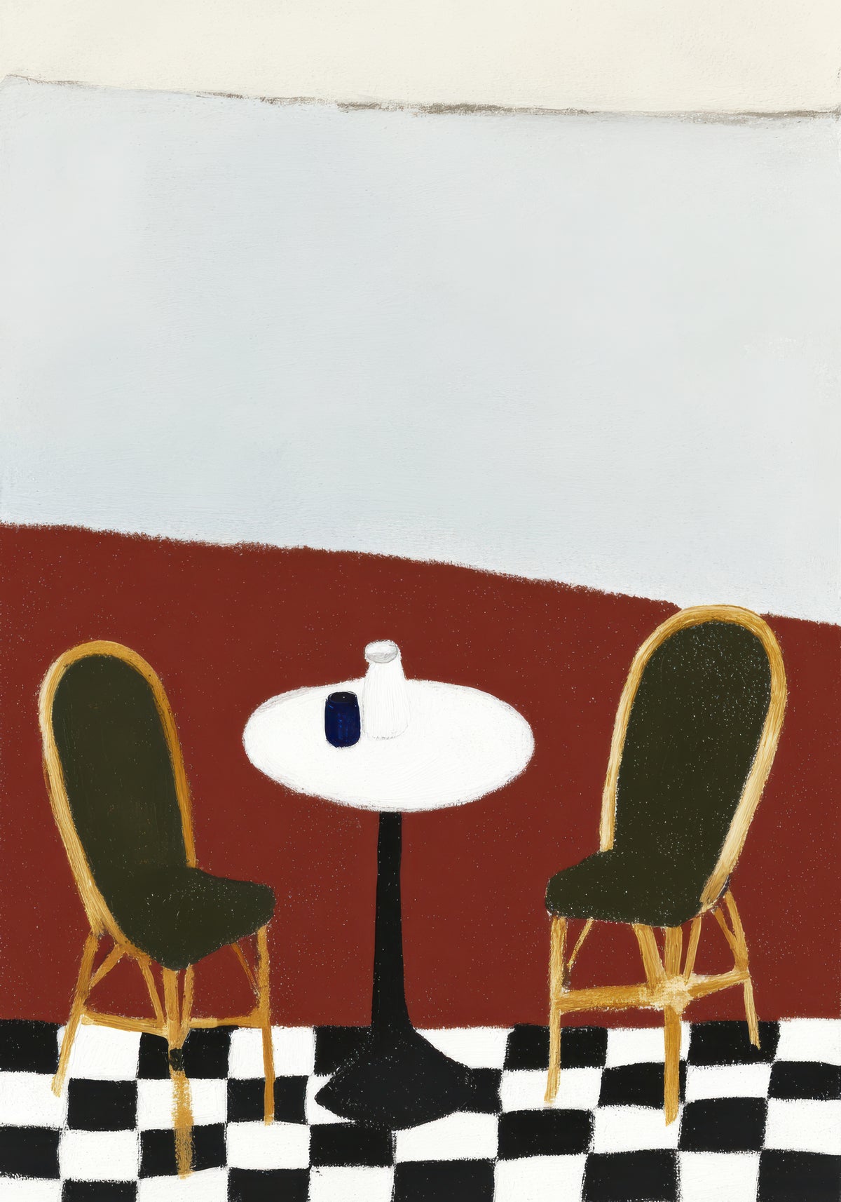 Empty Terrace - Unframed art print