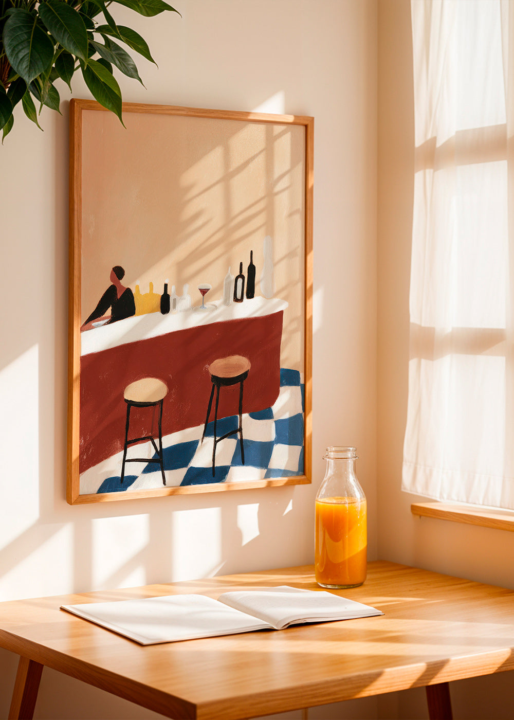 Obraz do kuchyně: bar a sklenice – Product2