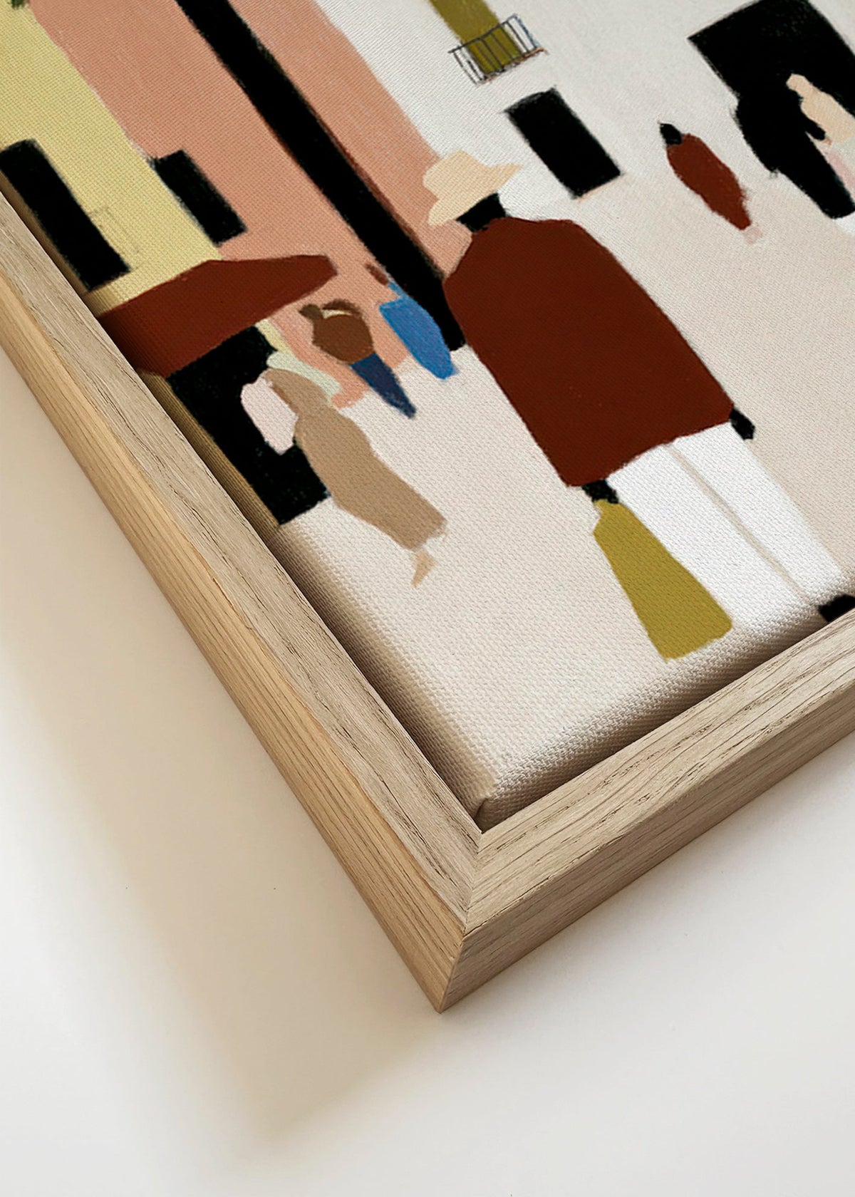 Obraz do kuchyně: Středozemní procházka s palmou – Canvas detail