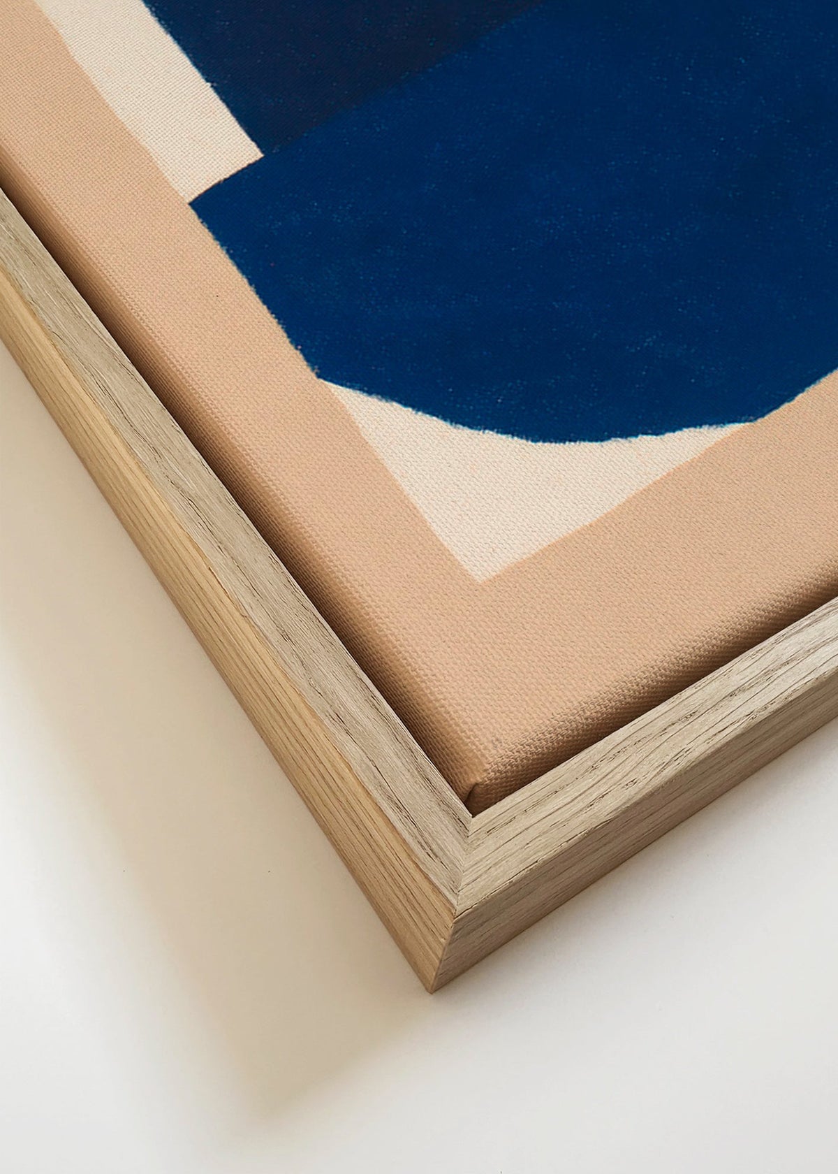 Geometrický obraz s námořnickým blokem – Canvas detail