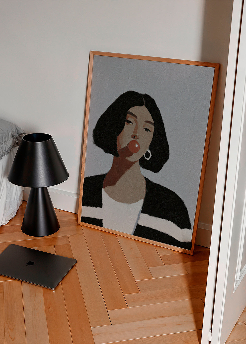 Ilustrace portrét s žvýkačkou – Product3