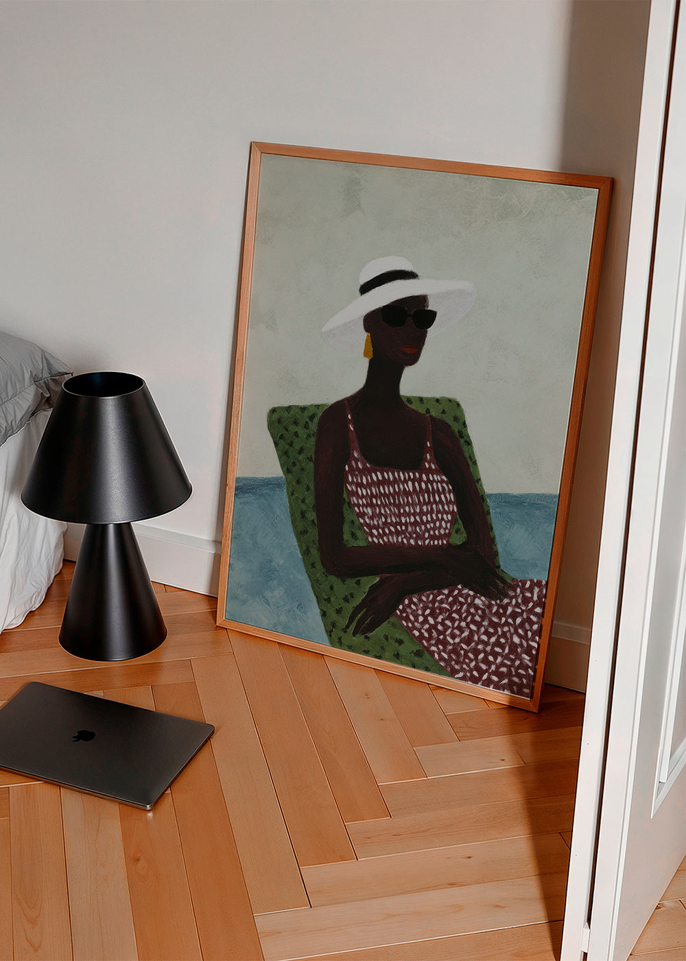 Elegantní ilustrace ležící postavy – Product2