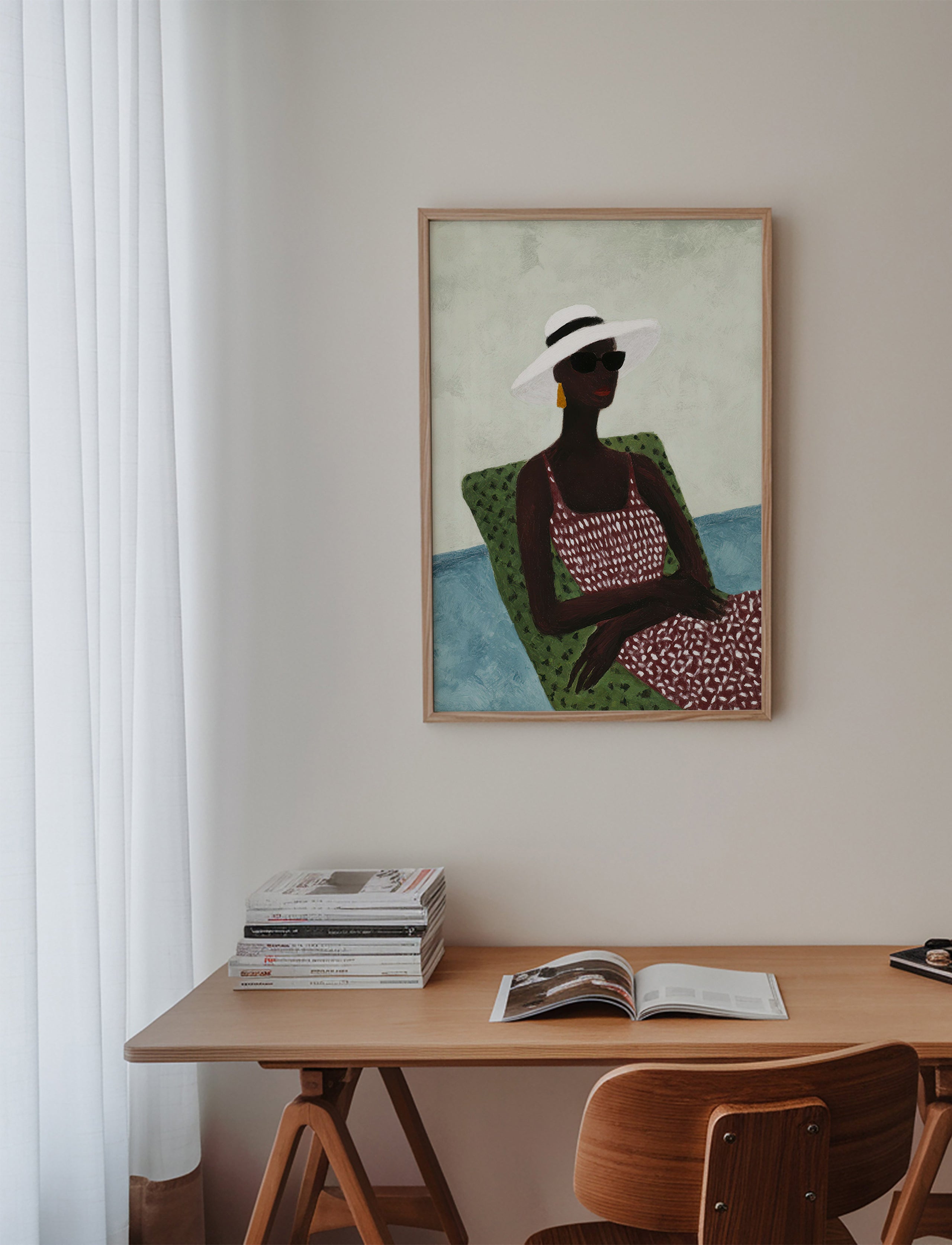 Elegantní ilustrace ležící postavy – Product3