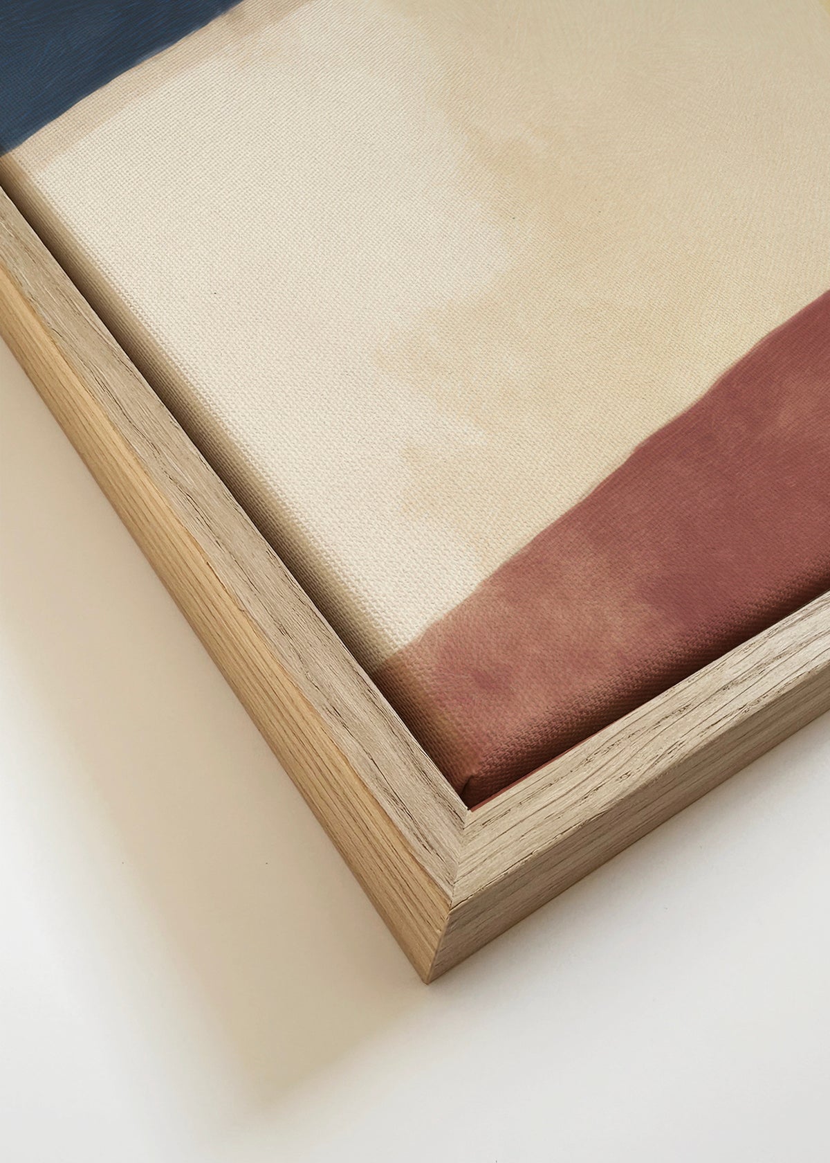 Horizon Figure - Framed canvas detail