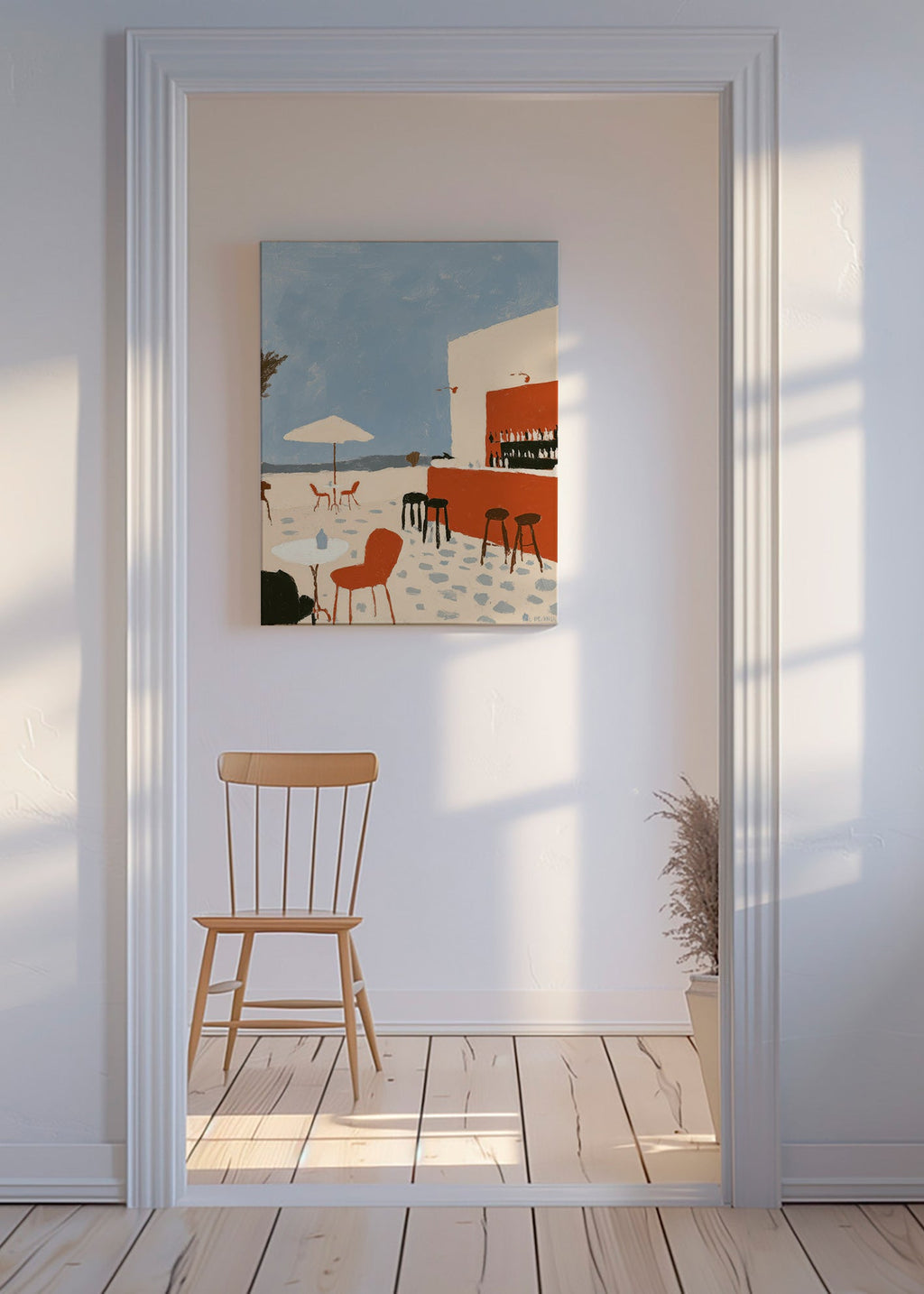 Krajinářské umění: minimalistická pobřežní terasa – Canvas