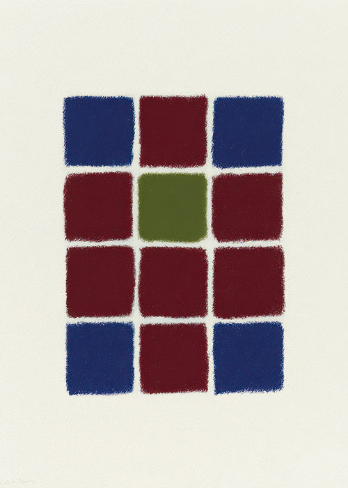 Geometrický obraz mřížka texturovaných čtverců