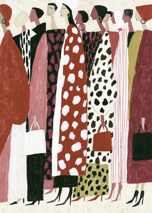 The Fashion Crowd - Unframed art print