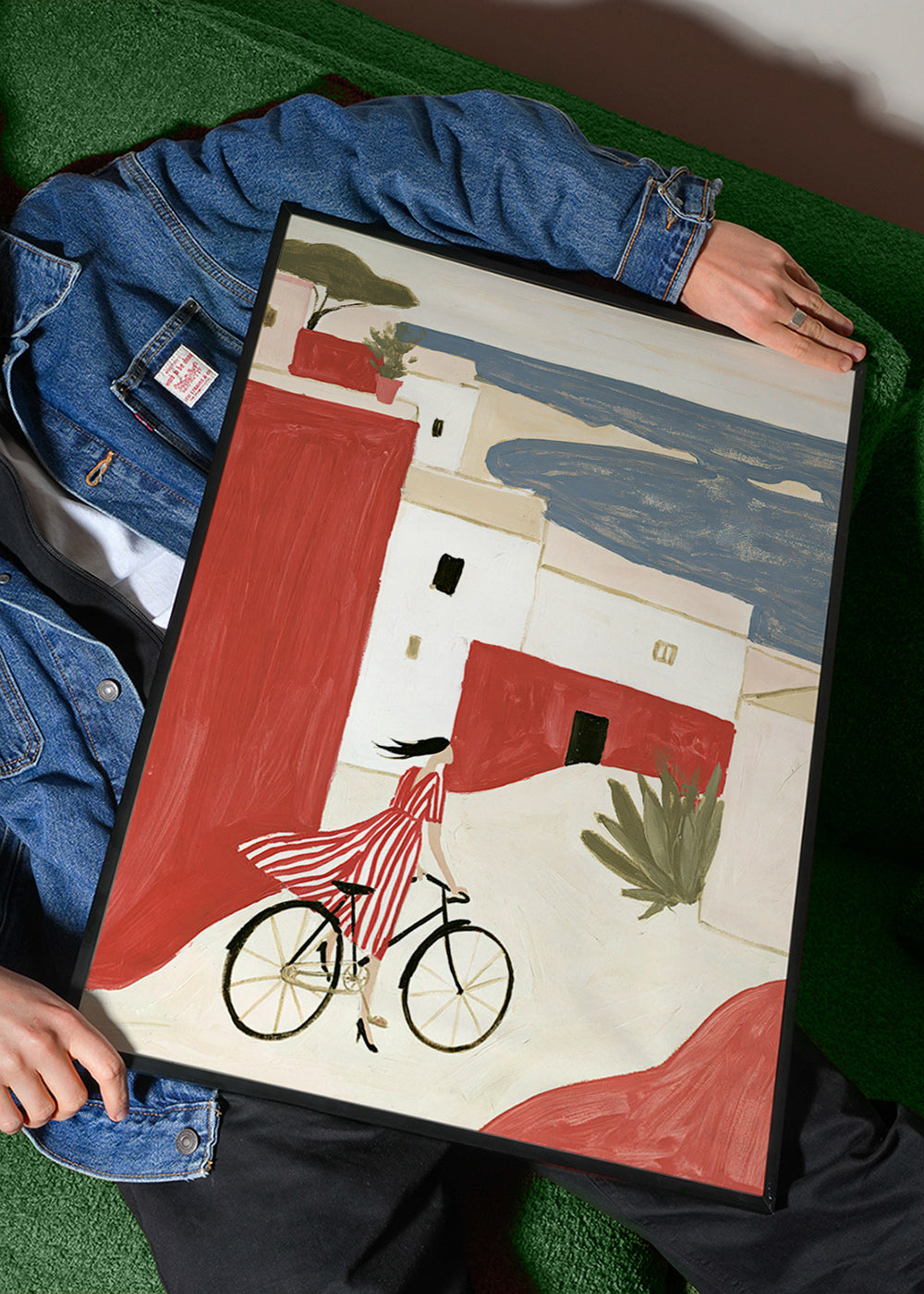 Ilustrace kola u pobřeží