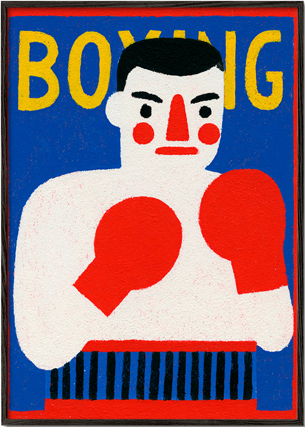 Sportovní umění: ilustrovaný boxer