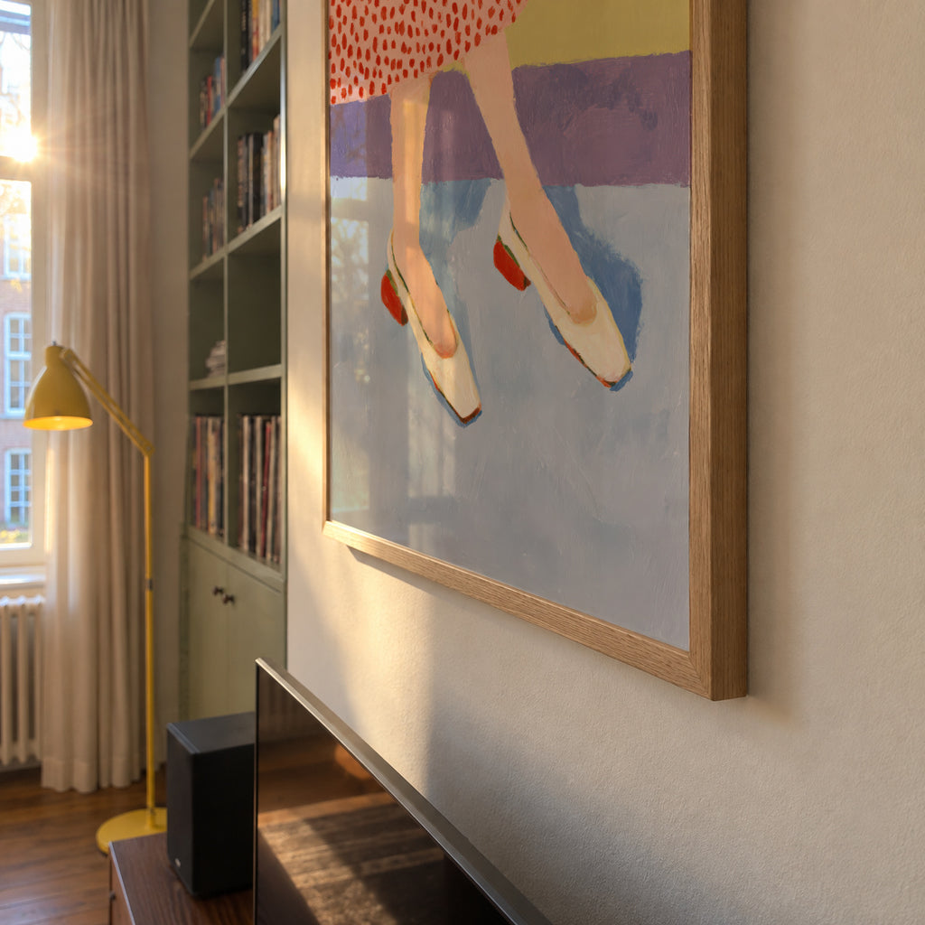 Red Shoes - Framed poster detail