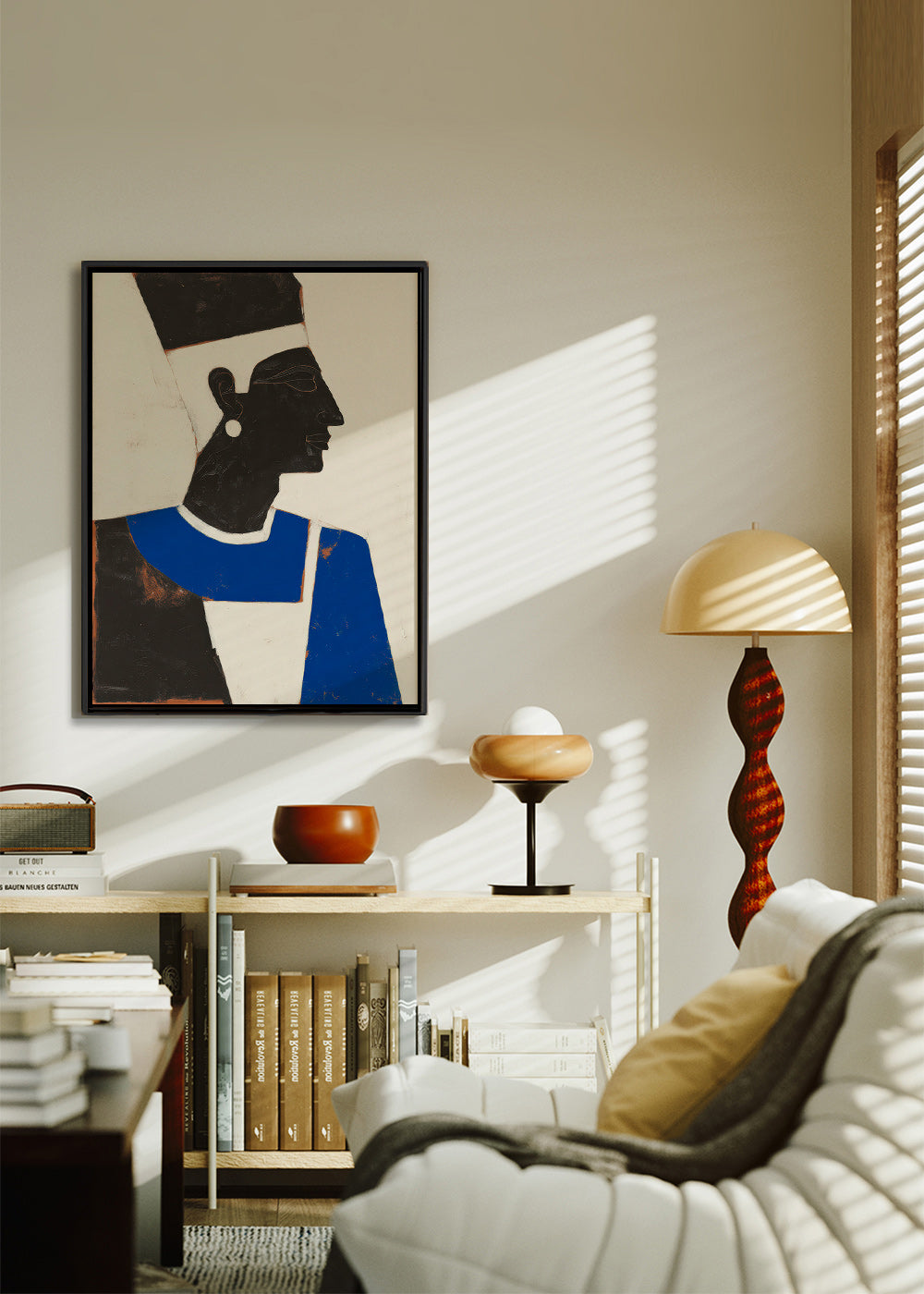 Ilustrace egyptský profil