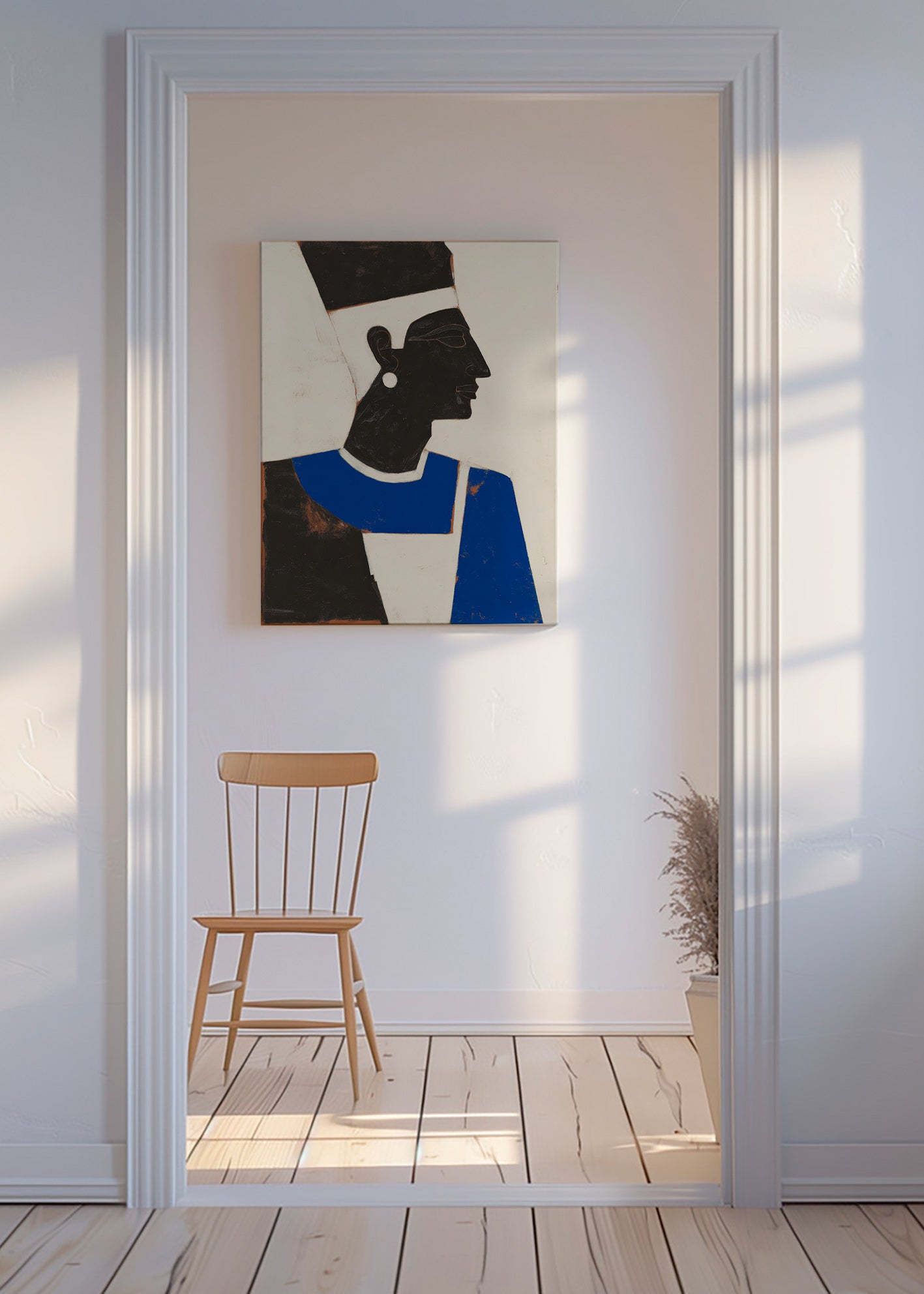 Ilustrace egyptský profil