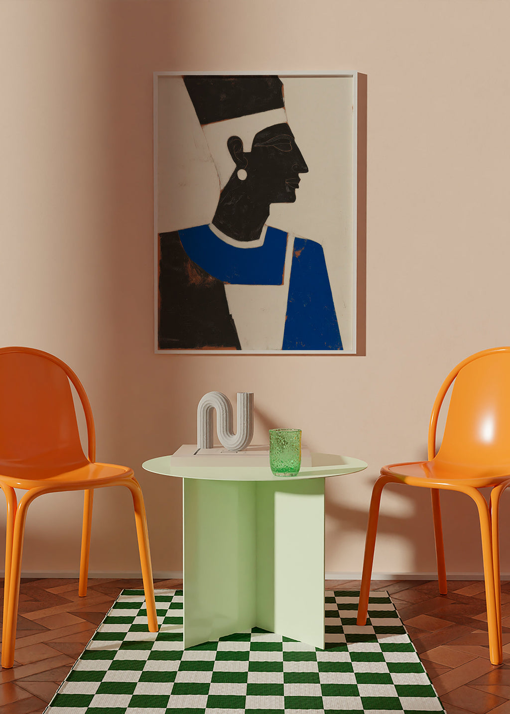 Ilustrace egyptský profil