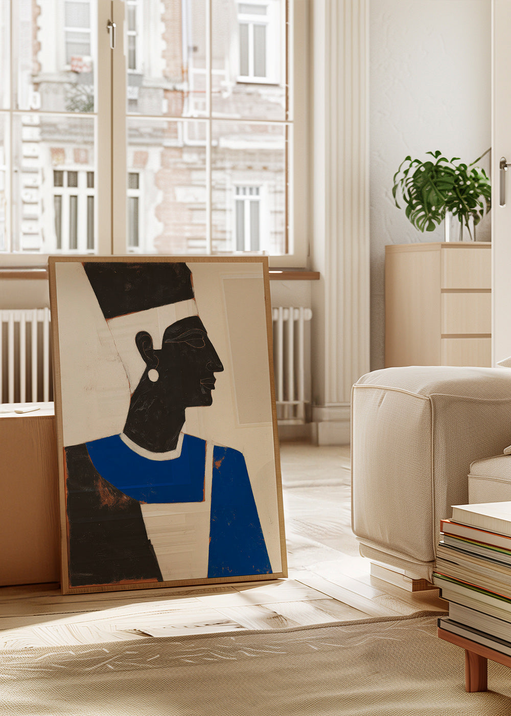 Ilustrace egyptský profil