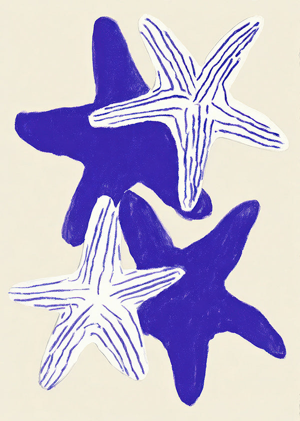 Mořské hvězdice indigo