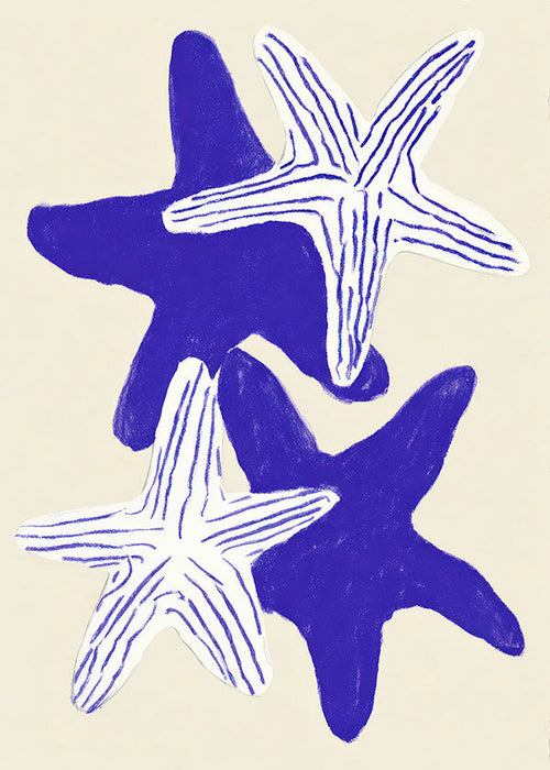 Mořské hvězdice indigo